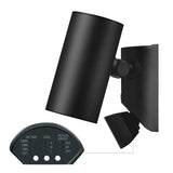 globe 17000205 Architectural Security Light, LED Lamp, Bright White, 2000 Lumens, 4000 K Color Temp, Black Fixture