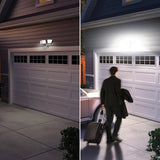 globe 17000206 Security Flood Light, LED Lamp, Bright White, 3200 Lumens, 4000 K Color Temp, White Fixture