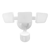 globe 17000206 Security Flood Light, LED Lamp, Bright White, 3200 Lumens, 4000 K Color Temp, White Fixture