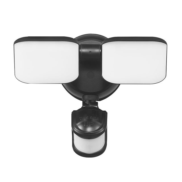 globe 17000208 Security Flood Light, 120 V, 8 W, 1 -Lamp, LED Lamp, Daylight, 600 Lumens, 4000 K Color Temp