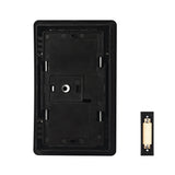 Heath Zenith 18000204 Doorbell Kit, Wired, Plastic, Black