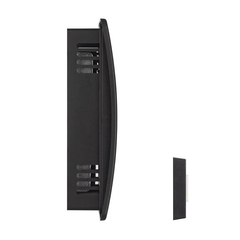 Heath Zenith 18000204 Doorbell Kit, Wired, Plastic, Black