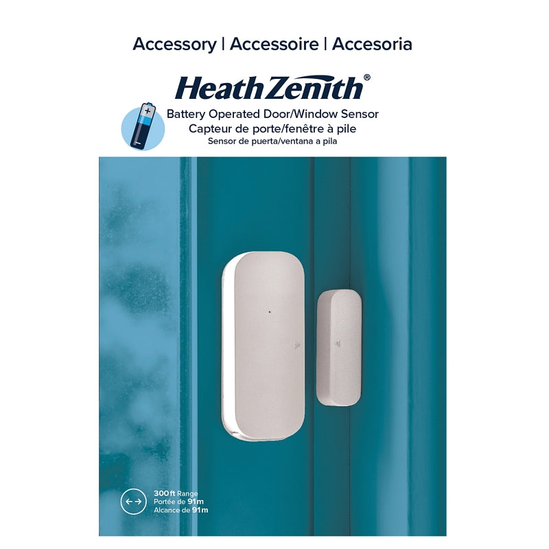 Heath Zenith 18000214 Entrance Alert, Network Connectivity: Wireless, Surface, White
