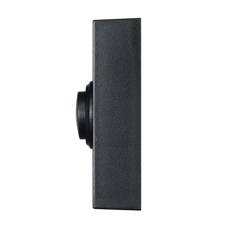 Heath Zenith 18000159 Pushbutton Doorbell, Wireless, Rectangular, Black