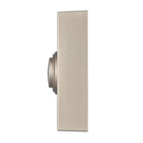 Heath Zenith 18000219 Doorbell Pushbutton, Wireless, Plastic, Silver, Unlighted