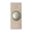 Heath Zenith 18000219 Doorbell Pushbutton, Wireless, Plastic, Silver, Unlighted