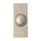 Heath Zenith 18000219 Doorbell Pushbutton, Wireless, Plastic, Silver, Unlighted