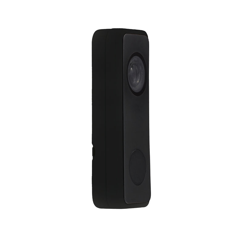 Heath Zenith 18000149 Pushbutton Doorbell, Wireless, Rectangular, Black