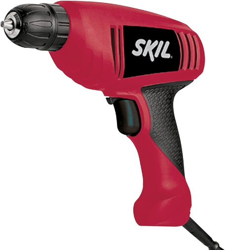 Skil 6239-01 Electric Drill, 4.5 A, 3/8 in Chuck, Keyless Chuck, 6 ft L Cord, Includes: (1) Carrying Bag