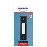 Heath Zenith 18000221 Doorbell Pushbutton, Wired, Black/White