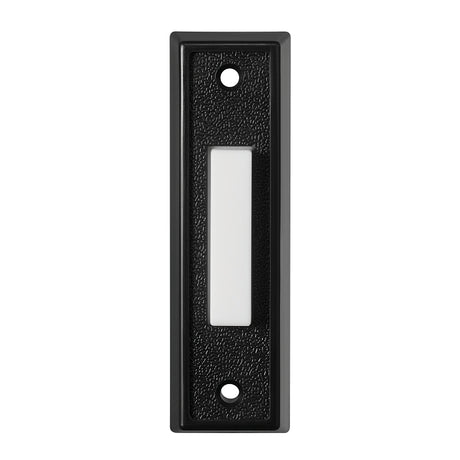 Heath Zenith 18000221 Doorbell Pushbutton, Wired, Black/White