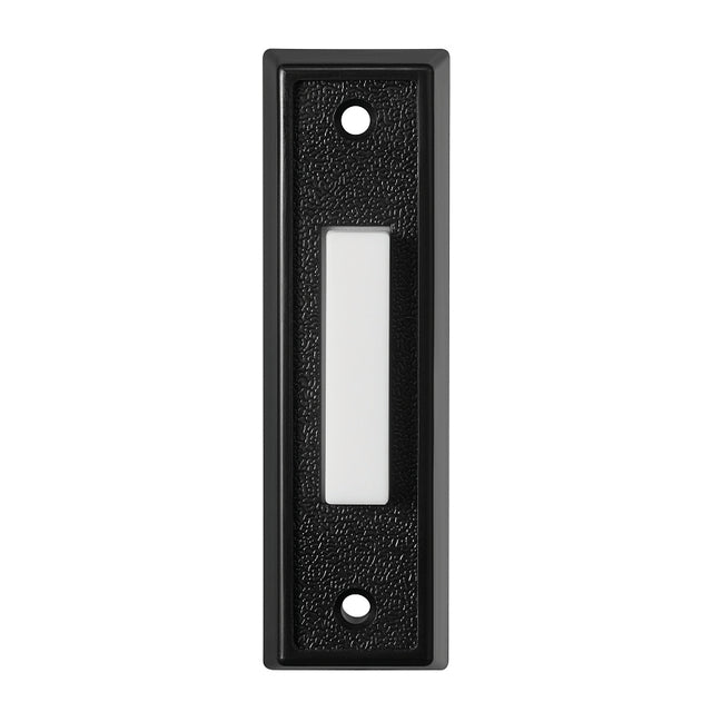 Heath Zenith 18000221 Doorbell Pushbutton, Wired, Black/White