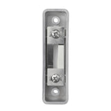 Heath Zenith Satin Nickel Plastic Wired Push Doorbell Button 18000222, Rectangular, Metal, Silver