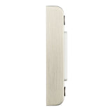 Heath Zenith 18000217 Pushbutton Doorbell, Wired, Rectangular, Silver