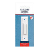Heath Zenith 18000092 Doorbell Button, Wired, Push Button, Plastic, White, Lighted