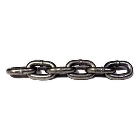 Baron 45932 Proof Coil Chain, 1300 lb, 1/4 in Dia Wire, 20 ft L, Low Carbon Steel, Electro Galvanized/Zinc Plated