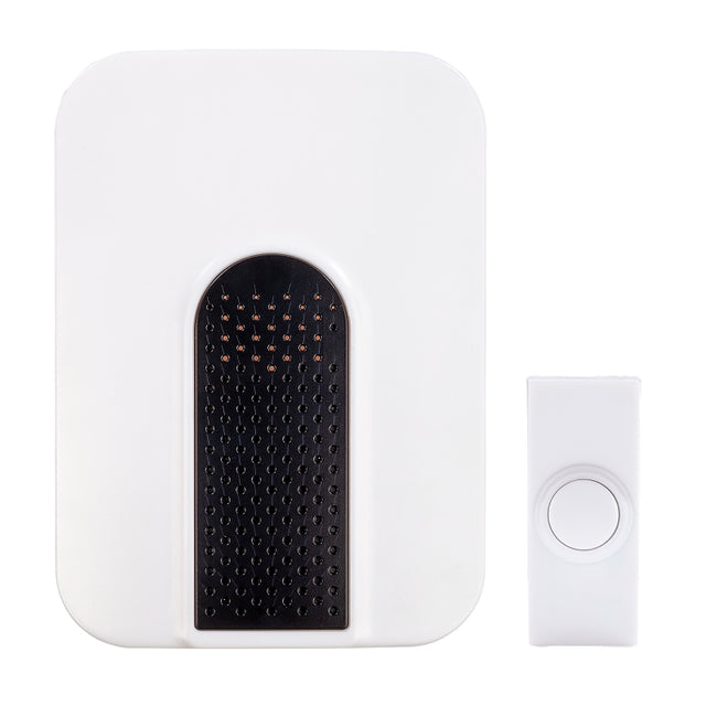 Heath Zenith 18000324 Contemporary Style Plug-In Door Chime Kit, Wireless, 85 dB