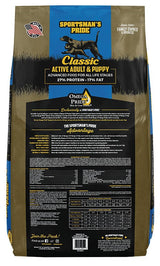 Sportsman's Pride Classic 10321 Dog Food, Adult, Puppy Breed, Dry, 40 lb Bag