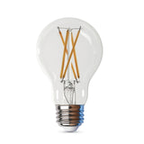 Feit Electric A1960CL950CA/FIL/4 Filament LED Bulb, A19 Lamp, 60 W Equivalent, E26 Medium Lamp Base, Dimmable, Clear