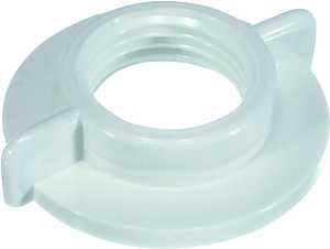 Danco 73113B Faucet Shank Locknut, Universal, Plastic, White, For: 1/2 in IPS Connections, Pack of 5