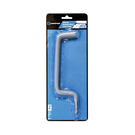 Crawford SS11-6 Ladder Hook, 20 lb, Self-Tap Mounting, Steel, Zinc