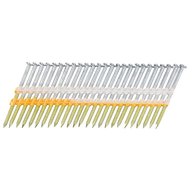 Metabo HPT 20171SHPT Sheathing Nail, 6D, 2 in L, 21 ga Gauge, Steel, Hot-Dipped Galvanized, Full Round Head