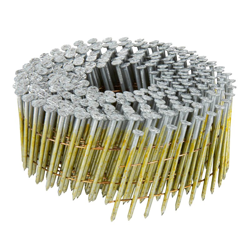 Metabo HPT 13338HPT Siding Nail, 2-1/4 in L, 13 ga Gauge, Carbon Steel, Electro-Galvanized, Full Round Head, Ring Shank