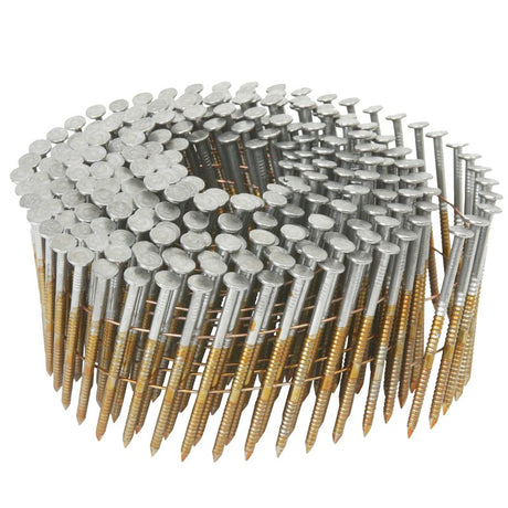 Metabo HPT 12211HPT Series Framing Nail, Wire Collation, 2-3/8 in L, Steel, Bright, Full Round Head, Ring Shank