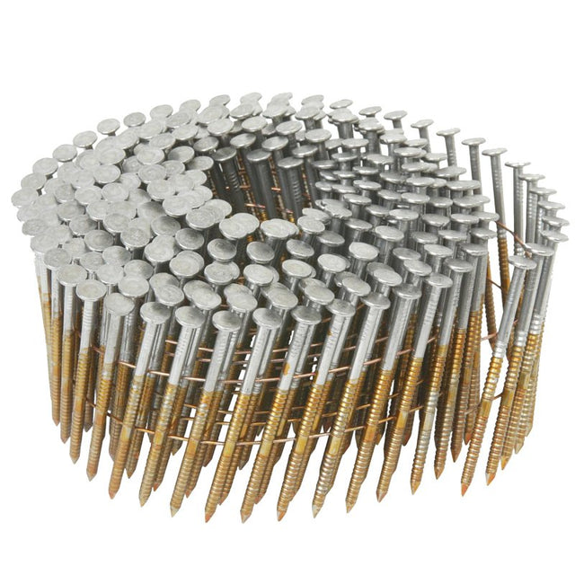 Metabo HPT 12211HPT Series Framing Nail, Wire Collation, 2-3/8 in L, Steel, Bright, Full Round Head, Ring Shank