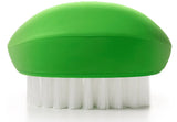 Good Grips 33781 Vegetable Brush, 3.3 in OAL, Nylon Trim, Non-Slip Grip Handle, Nylon Handle