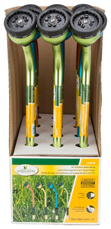 Landscapers Select GW54511/183L Water Wand, 9 -Spray Pattern, Aluminum, Blue/Green/Red/Yellow, 18 in L Wand, Pack of 12