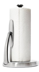 Oxo 1066736 Paper Towel Holder, 6.85 in OAW, 12 in OAL, Stainless Steel