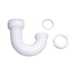 Insta-Plumb 10400IPK J-Bend, 1-1/2 in, Push-To-Connect, Plastic, White