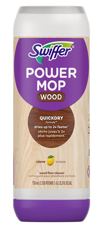 Swiffer 84182 Floor Cleaning Solution, 25.3 fl-oz, Lemon