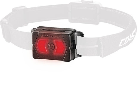 Coast RL10 Series 30898 Rear Loaded Headlamp, AAA Battery, Alkaline Battery, LED Lamp, 560 Lumens High, 55 Lumens Low
