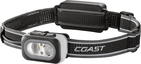 Coast RL20R 30899 Headlamp, ZITHION Rechargeable Battery, LED Lamp, Ultra View Flood, BULLS-EYE Spot Beam