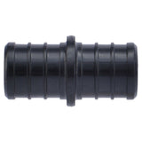 SharkBite UP016A5 Coupling, 3/4 x 3/4 in, Barb, PEX-B, Polymer, Black, 200 psi Pressure