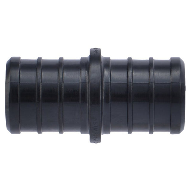SharkBite UP016A5 Coupling, 3/4 x 3/4 in, Barb, PEX-B, Polymer, Black, 200 psi Pressure