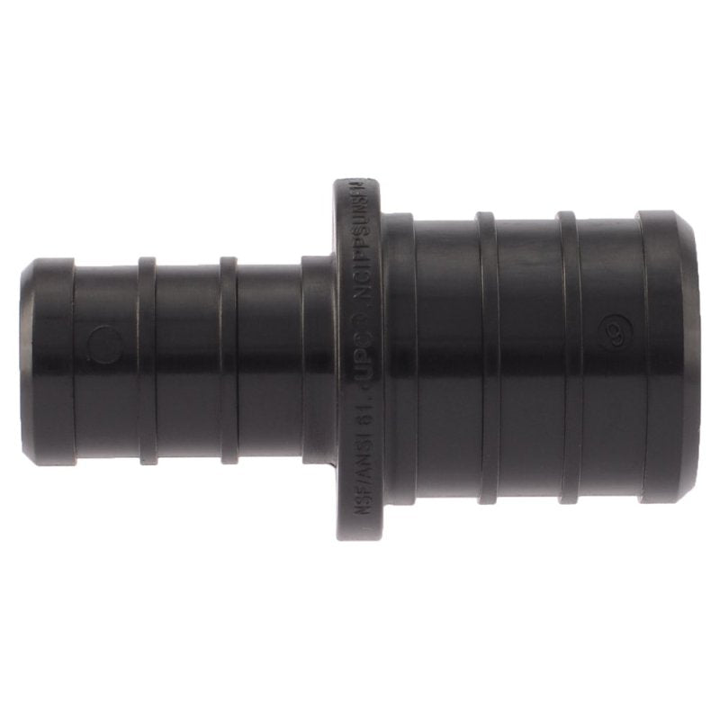 SharkBite UP058A5 Reducing Coupling, 3/4 x 1/2 in, Barb x Crimp, PEX-B, Polymer, 80 to 160 psi Pressure