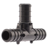 SharkBite UP362A5 Pipe Tee, 1/2 in, Barb, PEX-B, Polymer, Black, 200 psi Pressure