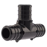 SharkBite UP370A5 Pipe Tee, 3/4 in, Barb, PEX-B, Polymer, Black, 200 psi Pressure