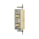 Eaton GF15V Self-Test GFCI Receptacle, 125 V, 15 A, NEMA: NEMA 5-15R, Back, Side Wiring, Ivory