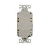 Eaton GF15W-WP GFCI Receptacle, 125 V, 15 A, NEMA: NEMA 5-15R, Back, Side Wiring, White