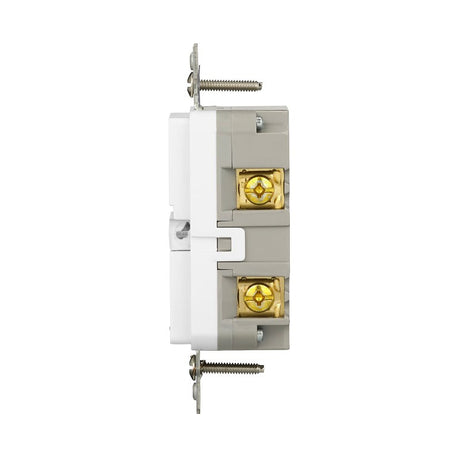 Eaton GF15W-3-L Self-Test GFCI Receptacle, 125 V, 15 A, NEMA: NEMA 5-15R, Back, Side Wiring, White