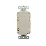 Eaton GF20V-BX-L Self-Test GFCI Receptacle, 125 V, 20 A, NEMA: NEMA 5-20R, Back, Side Wiring, Ivory
