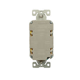 Eaton GF20W Self-Test GFCI Receptacle, 125 V, 20 A, NEMA: NEMA 5-20R, Back, Side Wiring, White