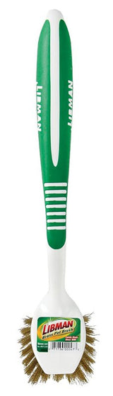 Libman 47 Pot Brush, Brass Bristle, 10.13 in L