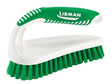 Libman 57 Power Scrub Brush, 1 in L Trim, Pet, Green, 2-1/2 in W Brush, 6.37 in OAL, Green/White