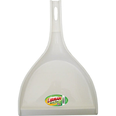 Libman 228 Dustpan, 15 in L, 10-1/2 in W, Plastic, White