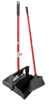 Libman 919 Professional Open Dustpan with Lobby Broom, 10 in Sweep Face, 4-1/2 in L Trim, Pet Bristle, 40-1/2 in L